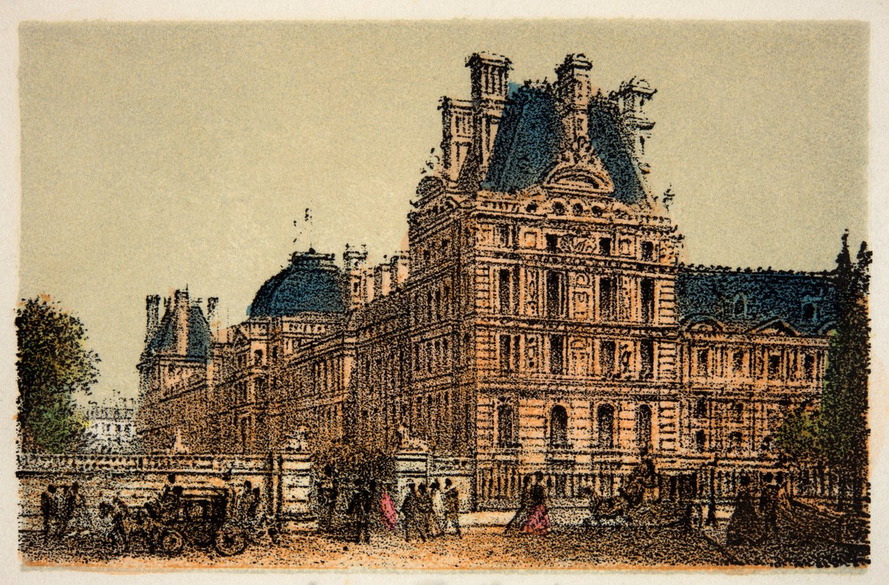 باريس 1874: Les Tuileries ، مجموعة خاصة بواسطة مجهول مجهول