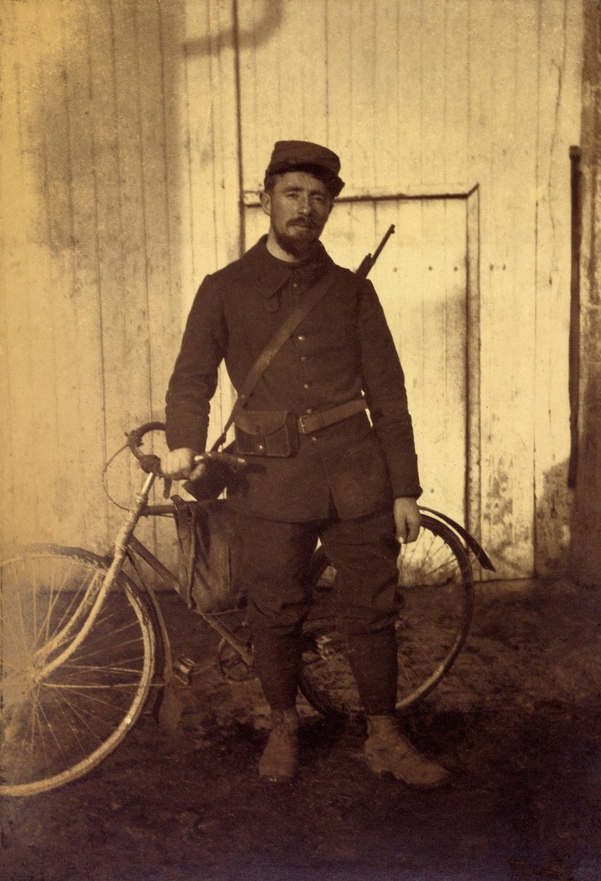 صورة من ألبوم شخصي لملازم مشاة خلال الأشهر الأولى من الحرب العالمية الأولى (1st ، Iere بواسطة مجهول مجهول
