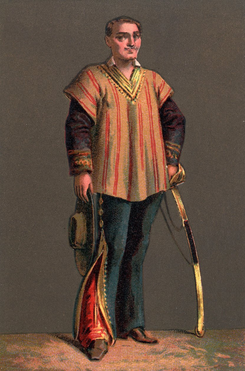 صورة لبينيتو بابلو جواريز (1806-1872) رجل الدولة المكسيكي والثوري. مجموعة خاصة للطباعة الحجرية الملونة بواسطة مجهول مجهول