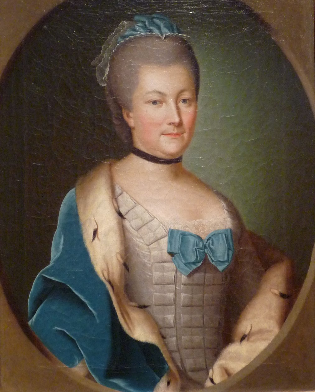 صورة للكونتيسة بالاتين كارولين من زويبروكن ، حوالي عام 1750 (زيت على قماش) بواسطة مجهول مجهول