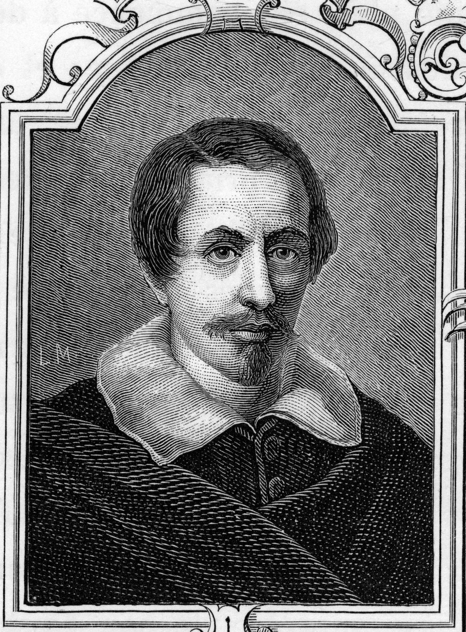صورة لدانييل كريسبي (1598-1630) رسام إيطالي. نقش 1859 في "" صالات عرض أوروبا - إيطاليا "لأرمندود. مجموعة خاصة. بواسطة مجهول مجهول