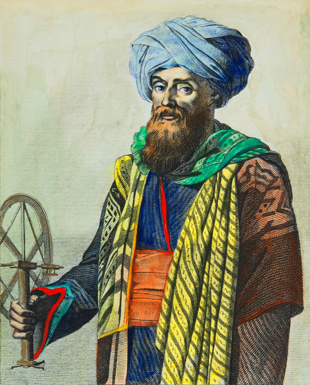 صورة شخصية دومينغو باديا إي ليبليش (المسمى أيضًا علي باي) (1767-1818) ضابط إسباني ، مجموعة بريفيه بواسطة مجهول مجهول