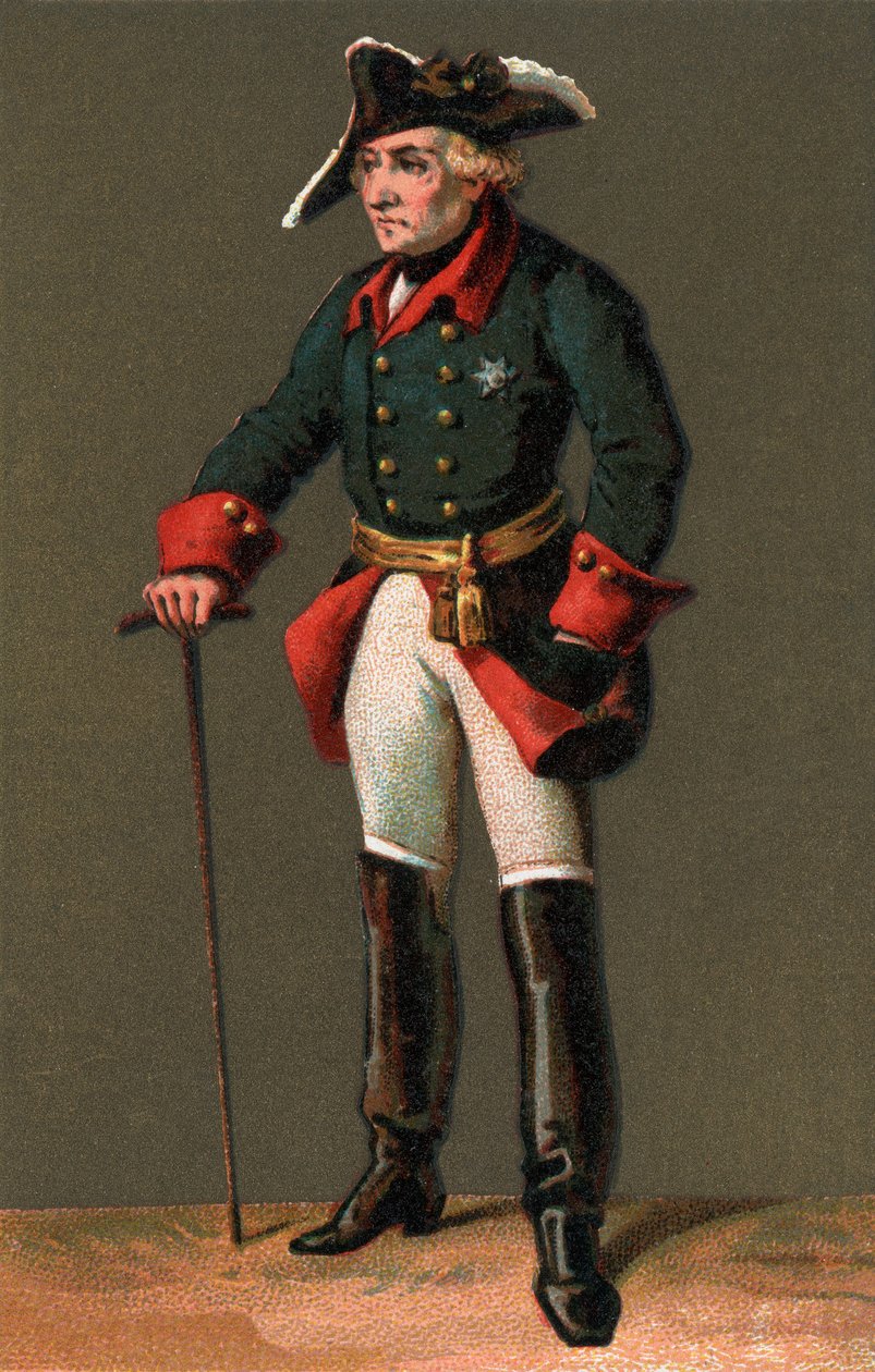 صورة لفريديريك الثاني (1712-1786) معروفة باسم فريدريك ملك بروسيا العظيم بواسطة مجهول مجهول