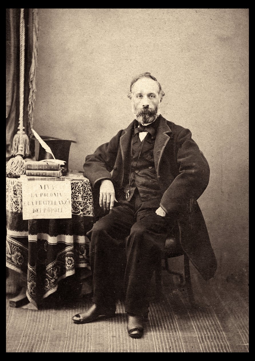 صورة لرجل الدولة الإيطالي فرانشيسكو كريسبي (1818-1901) في عام 1863. © Lee / leemage بواسطة مجهول مجهول
