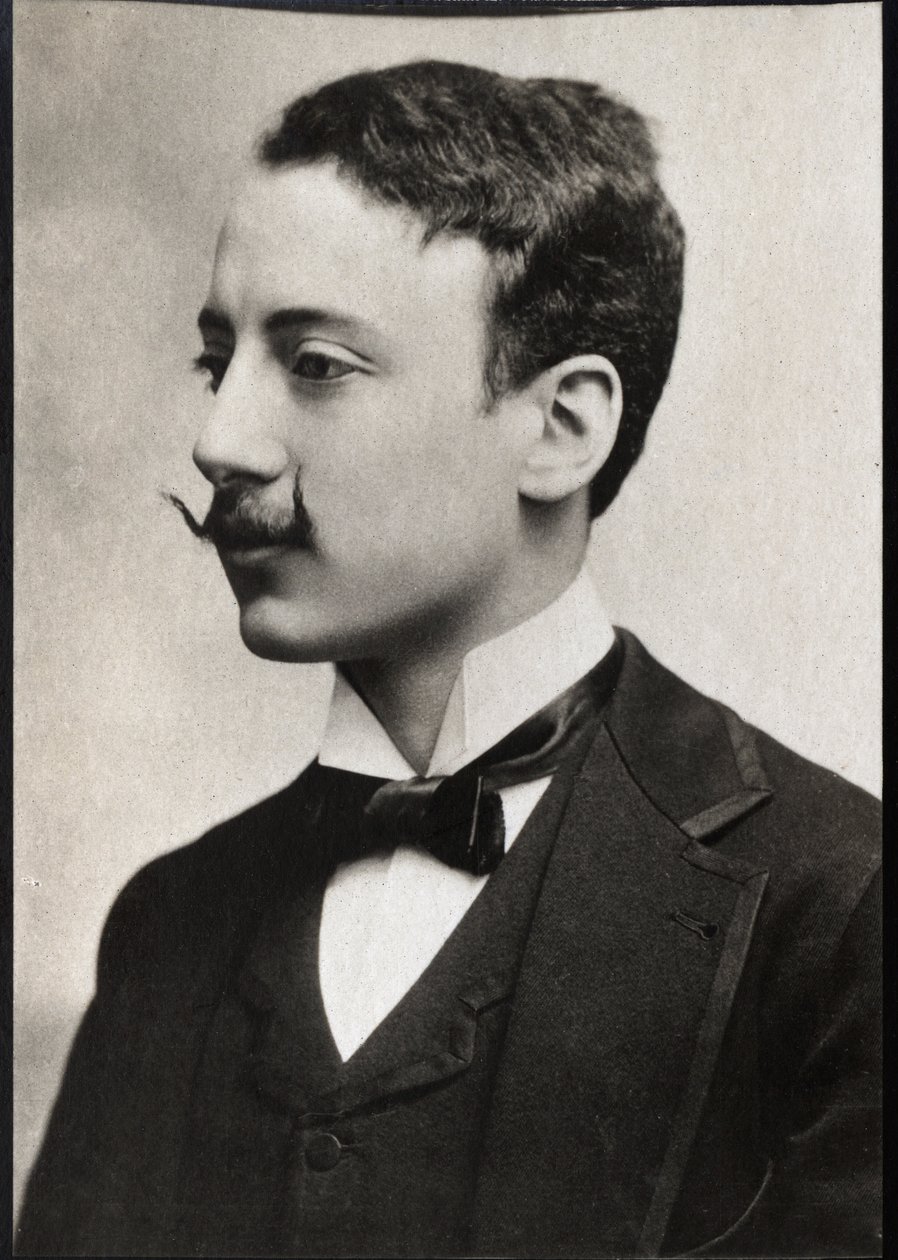 صورة لغابرييل بواسطة أنونزيو (1863-1938) ، كاتب إيطالي. بواسطة مجهول مجهول