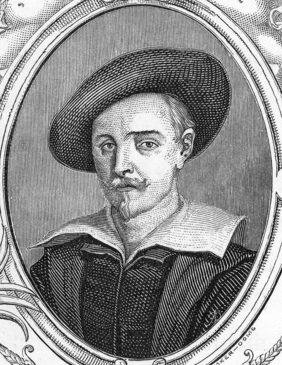 صورة لجويدو ريني (1575-1642). رسام ايطالي. نقش 1859 في "" صالات عرض أوروبا - إيطاليا "" بواسطة armengaud. مجموعة خاصة. بواسطة مجهول مجهول