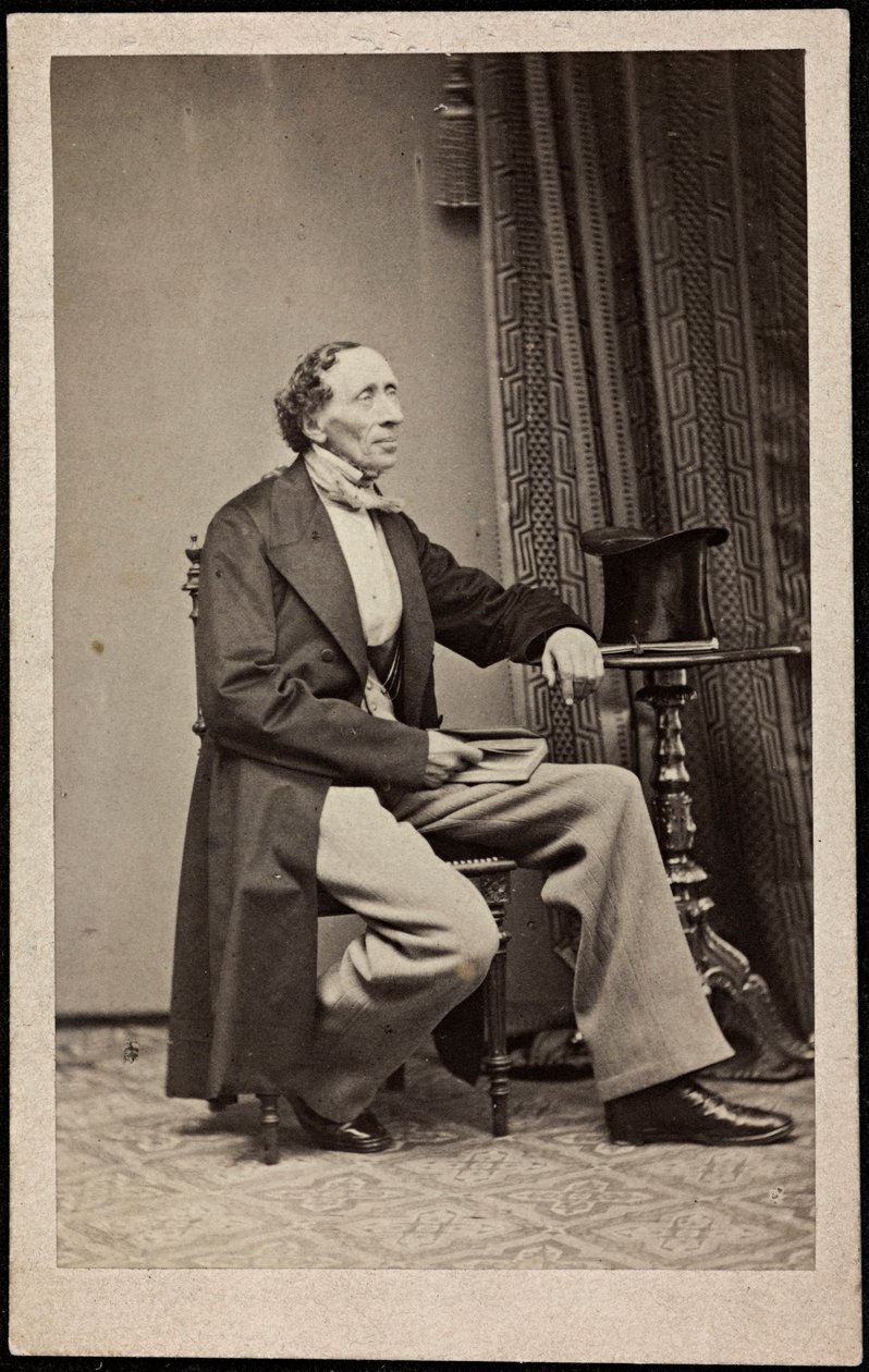 صورة لهانس كريستيان أندرسن (1805-1875) ، مجهول. صورة فوتوغرافية ، حوالي 1865. مجموعة خاصة بواسطة مجهول مجهول