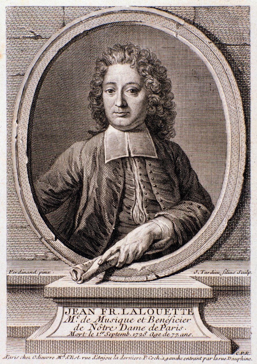 صورة جان فرانسوا لالويت (1651-1728) الملحن الإنجليزي والمخرج إنغرافينغ. القرن ال 18. مجموعة خاصة Milanese بواسطة مجهول مجهول