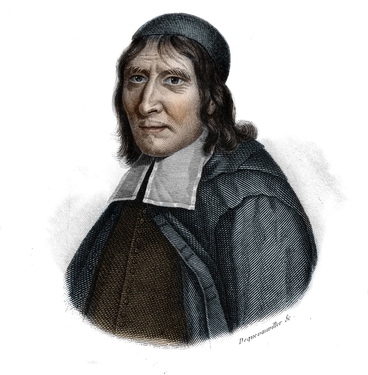 صورة جان هامون (1618-1687) ، الطبيب الفرنسي وجانسينيست في "صور وتاريخ الرجال النافعين: الرجال والنساء من جميع البلدان وجميع الظروف ، الذين حصلوا على حقوق الاعتراف بالرجال" نشرته ونشرته جمعية Mo بواسطة مجهول مجهول