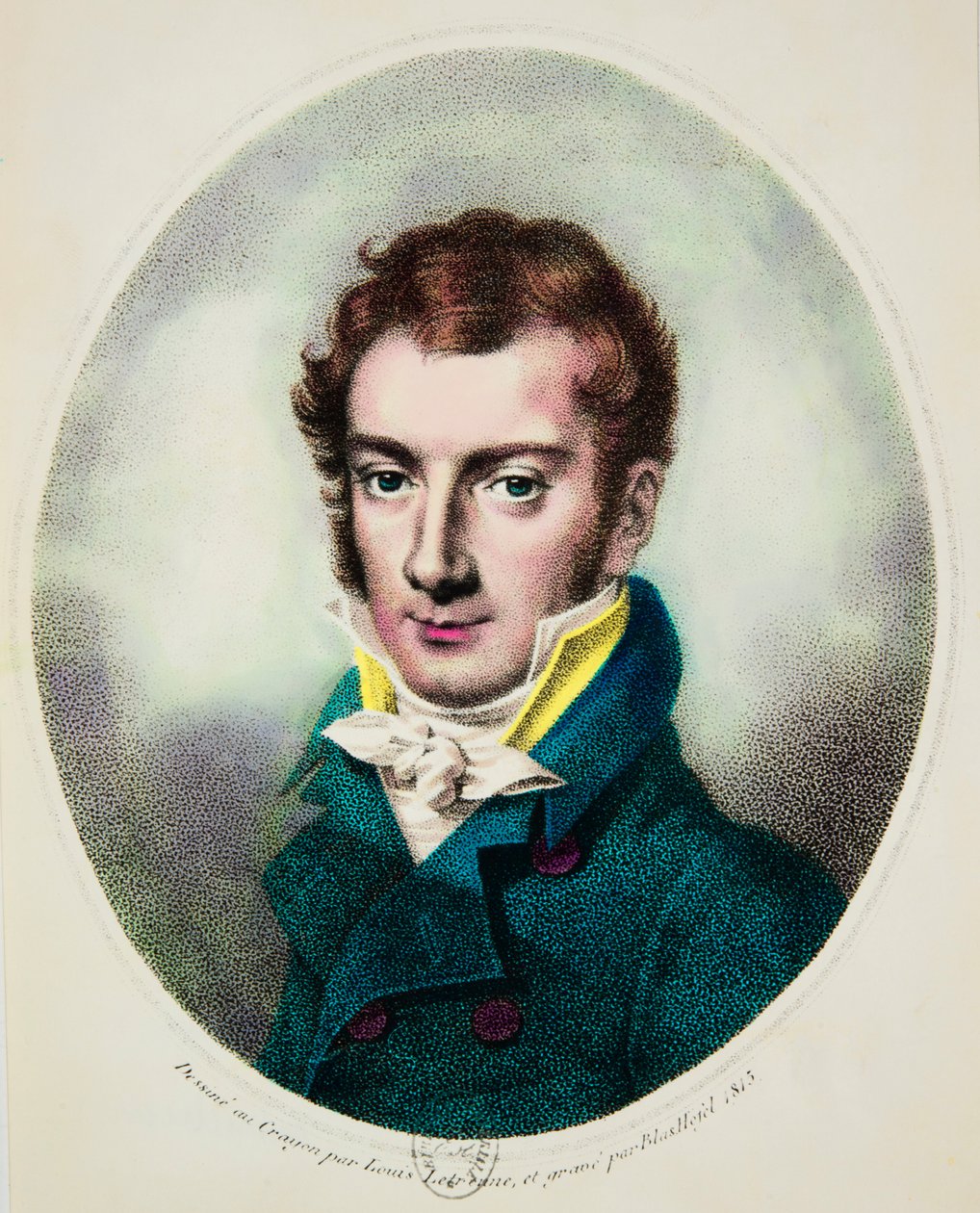 صورة لجوزيف ميسيدر (1789-1863) عازف الكمان والملحن النمساوي ، مجموعة بريفيه بواسطة مجهول مجهول