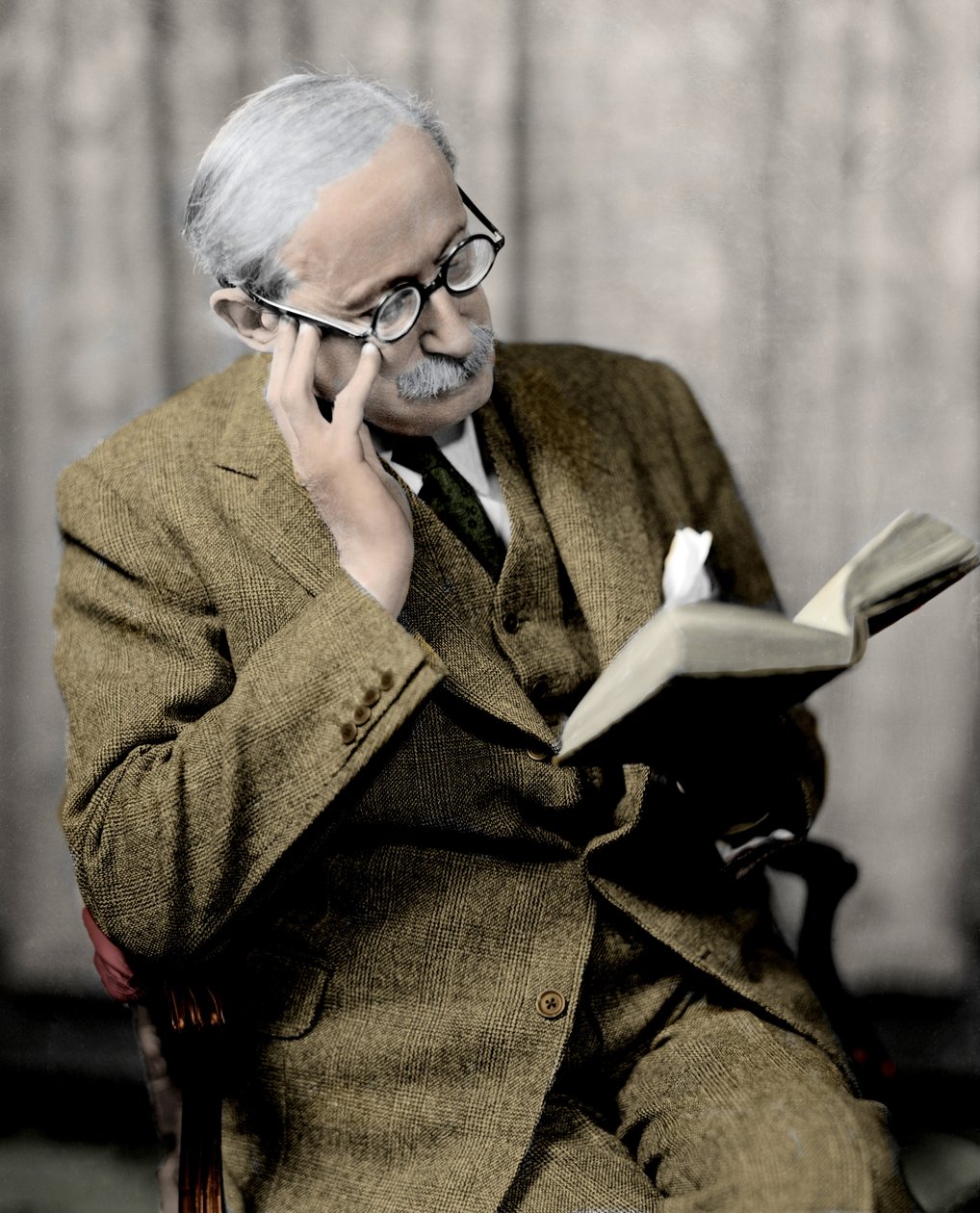 صورة ليون بلوم (1872-1950) ، سياسي فرنسي حوالي عام 1940 بواسطة مجهول مجهول
