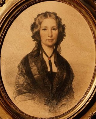 صورة ليلي كارترايت (1805-1902) بواسطة مجهول مجهول
