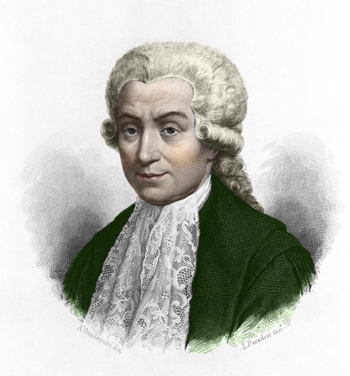 صورة للفيزيائي والطبيب الإيطالي لويجي جالفاني (1737-1798). بواسطة مجهول مجهول
