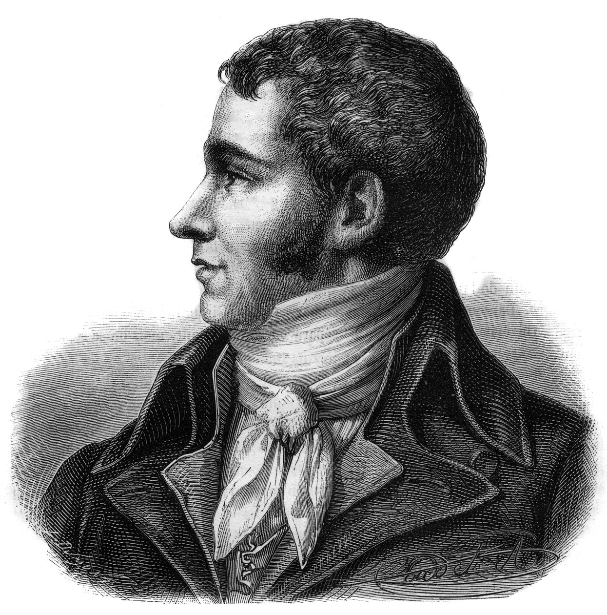 صورة مارك ديفيد ألبا لاسورس (1763-1793) مندوب دو تارن في المؤتمر الوطني - نقش في "Histoire des Girondins" للفونس دي لامارتين (1790-1869) 1865-1866 - مجموعة خاصة بواسطة مجهول مجهول