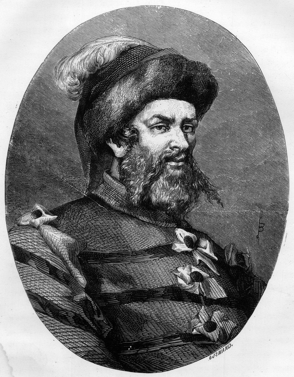 صورة فيليب جيليري (غويليري) (1566-1608) عميد فرنسي - نقش ليون بيلي عام 1863 في "" Le Livre Rouge - Histoire De L'echafaud en France "" لـ Dupray de La Maherie - مجموعة خاصة بواسطة مجهول مجهول