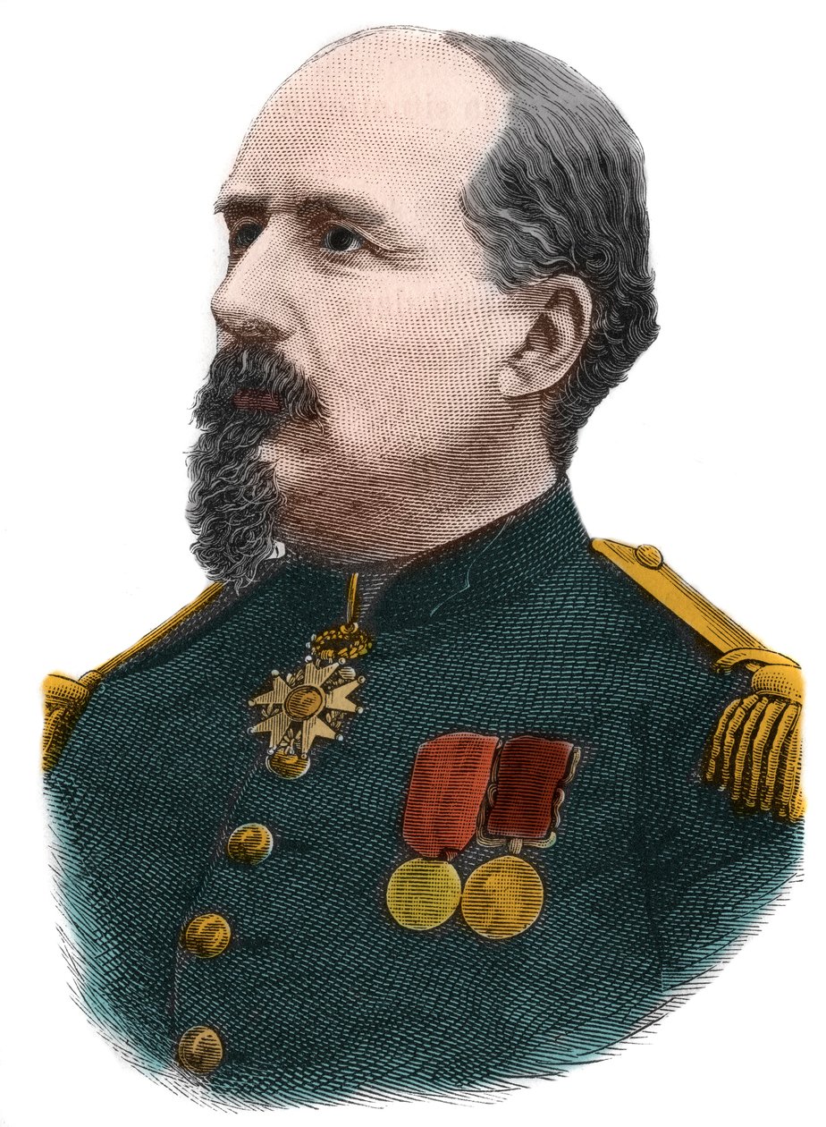 صورة لبيير فيليب دنفر روشيرو (دنفر روشيرو) (1823-1878) كولونيل فرنسي. بواسطة مجهول مجهول