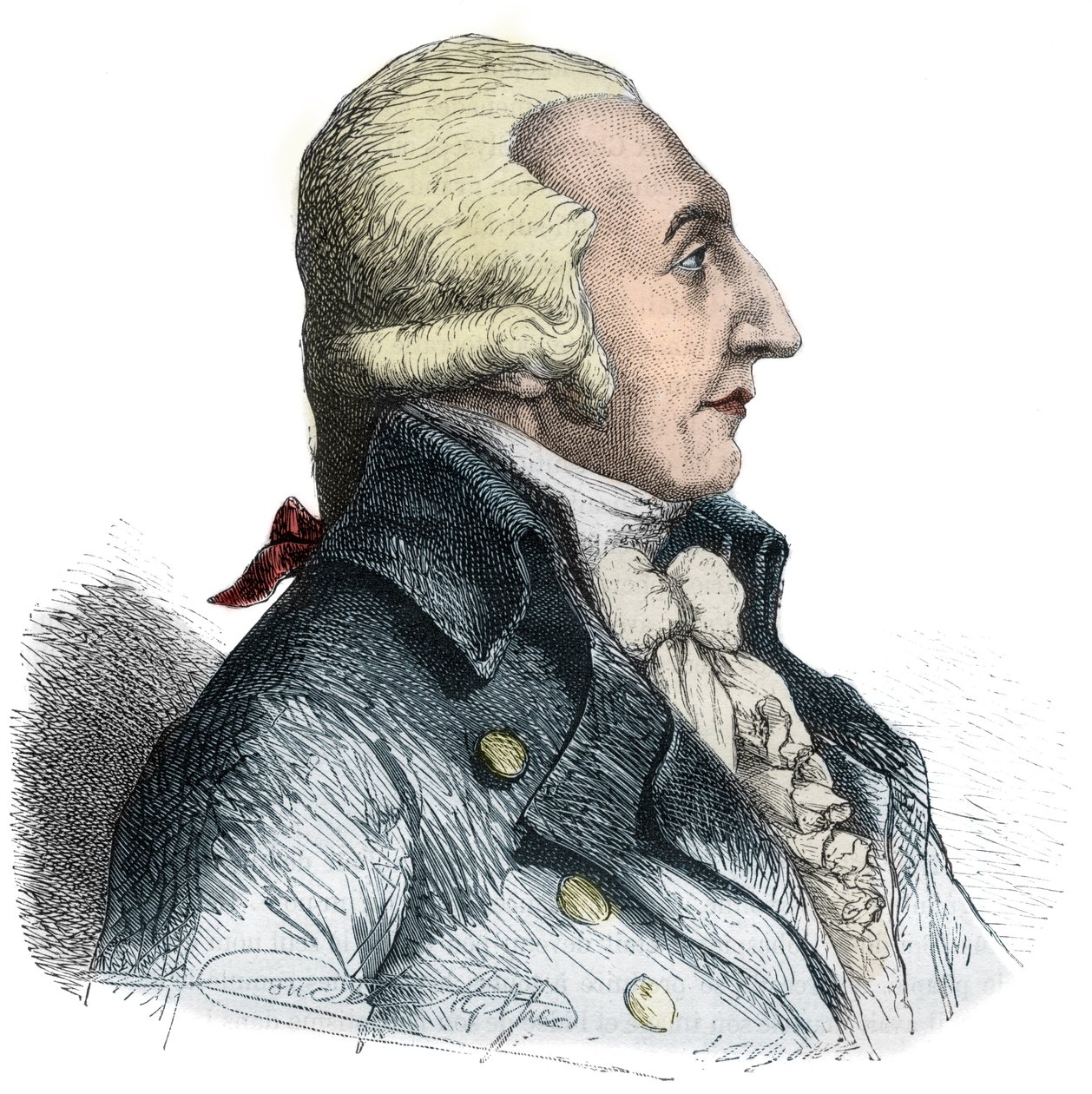 صورة لبيير روجر دوكوس (1747-1816) ، سياسي فرنسي - نقش في "Histoire des Girondins" للفونس دي لامارتين (1790-1869) 1865-1866 - مجموعة خاصة بواسطة مجهول مجهول