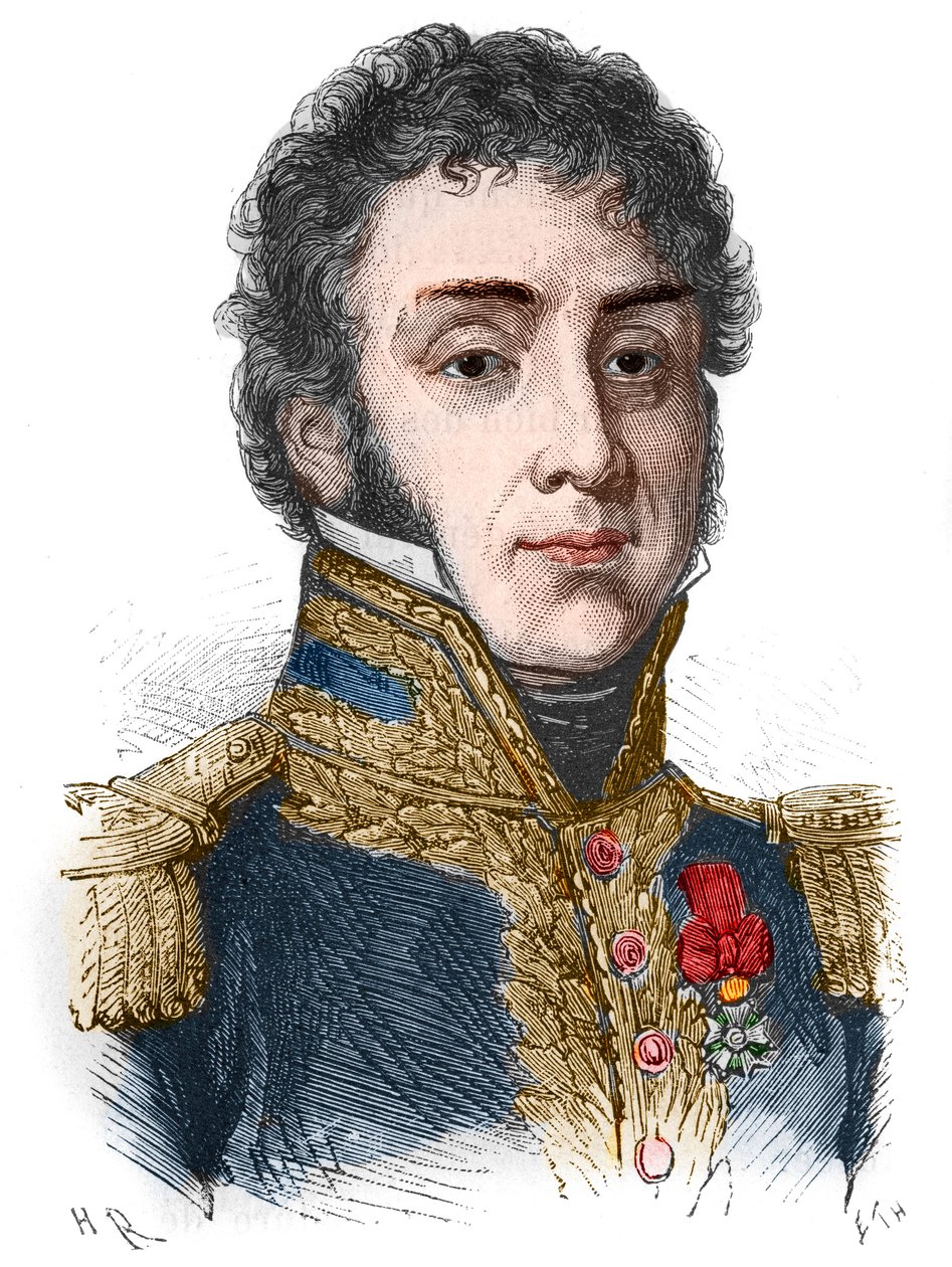 صورة لريمي جوزيف إيزيدور إكسلمانز (أو إكسلمانز) ، مارشال وبير أوف فرانس (1775 - 1852) - في "" L