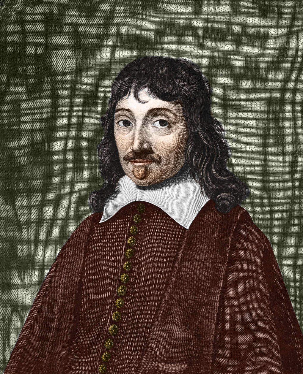 صورة رينيه ديكارت. 1596-1650 بواسطة مجهول مجهول