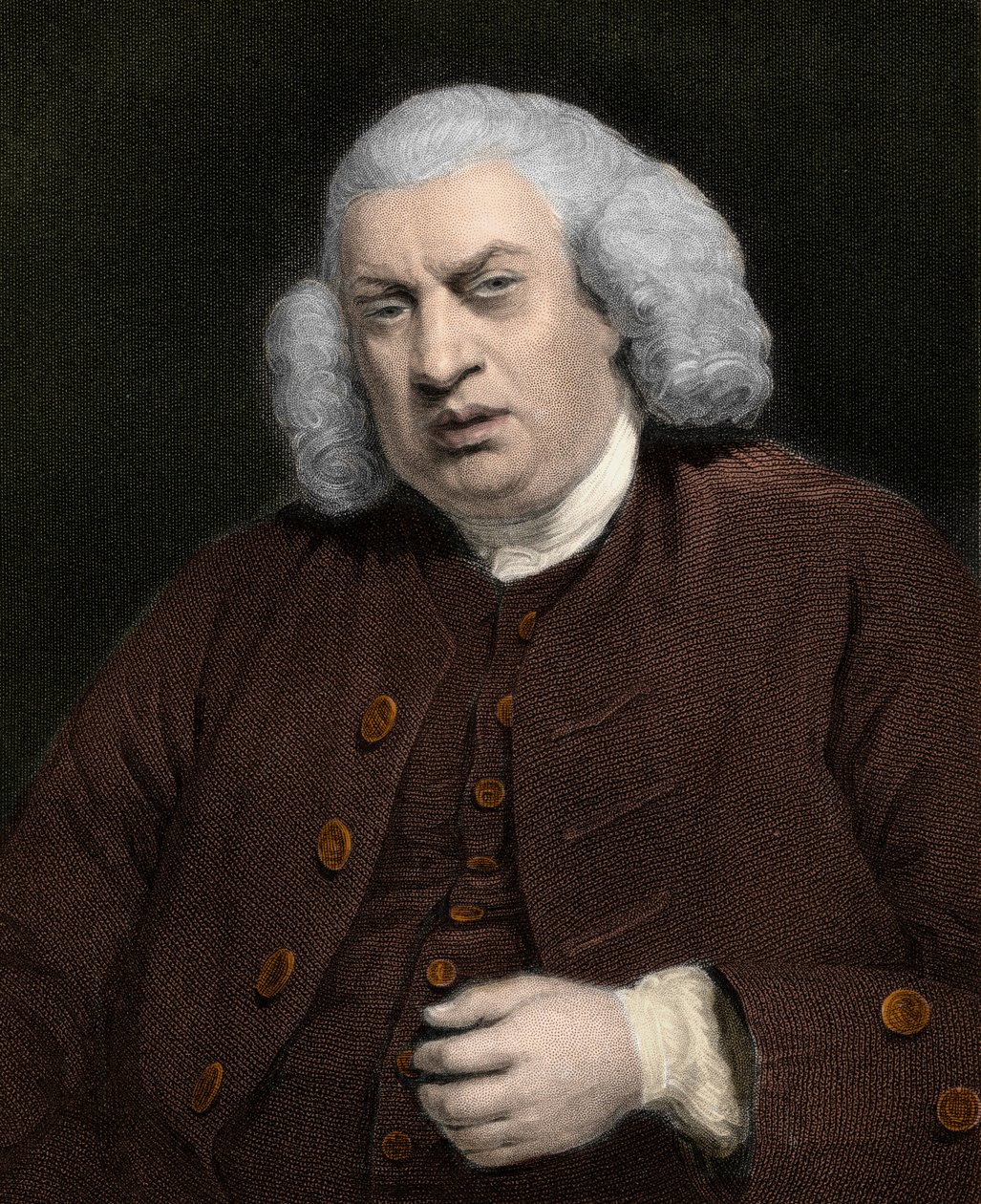 صورة لصمويل جونسون (1709-1784) الكاتب الإنجليزي - صمويل جونسون بواسطة مجهول مجهول