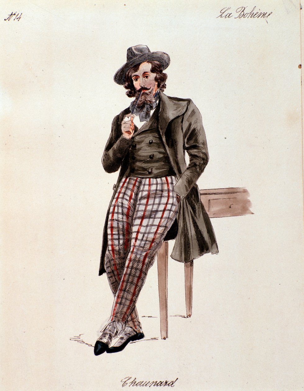 صورة لشونارد ، من La boheme بواسطة بوتشيني (1892-1895) بواسطة مجهول مجهول