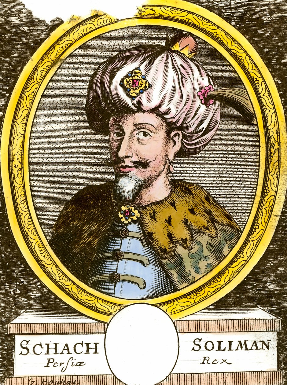 صورة لسليمان الأول العظيم (1494-1566) ، نقش السلطان العثماني في القرن الثامن عشر. مجموعة خاصة بواسطة مجهول مجهول