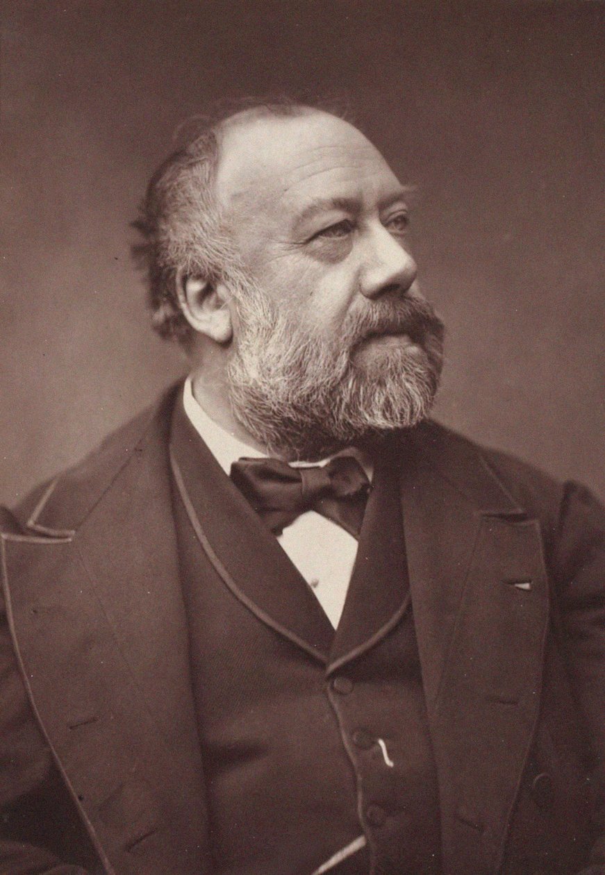 صورة شخصية لـ Chansonnier Gustave Nadaud (1820-1893) ، مجهول. صور الألبومين. مجموعة خاصة بواسطة مجهول مجهول