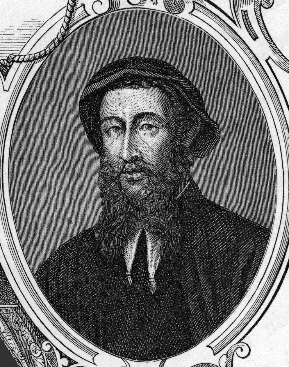 صورة للرسام الإيطالي جيوفاني أنطونيو دي ساكشيس تسمى بوردينوني (1483-1539). نقش 1859 في "" صالات عرض أوروبا - إيطاليا "لأرمندود. مجموعة خاصة. بواسطة مجهول مجهول