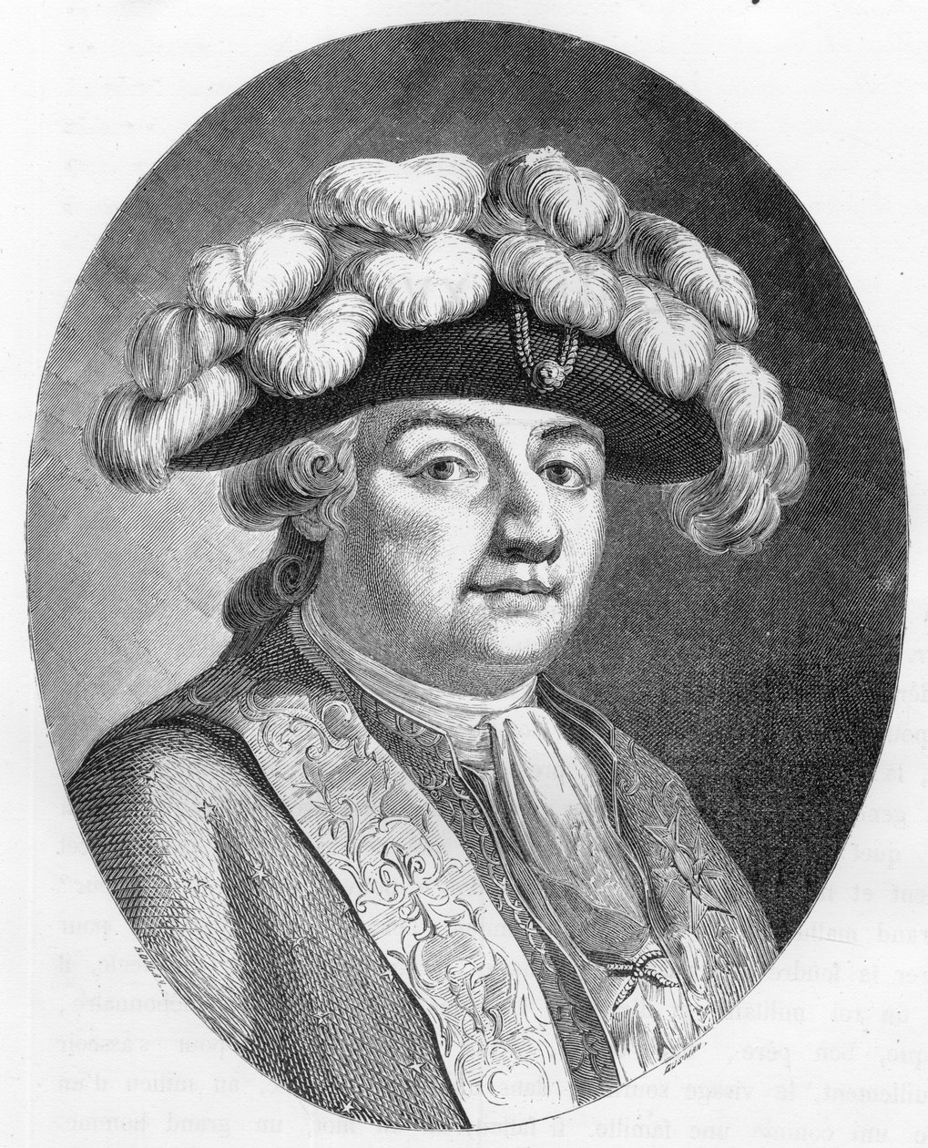 صورة لملك فرنسا لويس السادس عشر (1754-1793) - نقش من عام 1863 في "Le Livre Rouge - Histoire De L'echafaud en France" لدوبراي دو لا ماهري. مجموعة خاصة. بواسطة مجهول مجهول