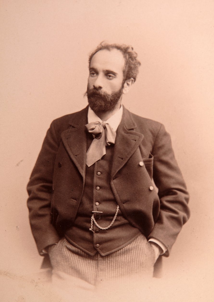 صورة للفنان إسحاق إليتش (إسحاق إيليتش) ليفيتان (1861-1900). صور الألبومين بواسطة مجهول مجهول