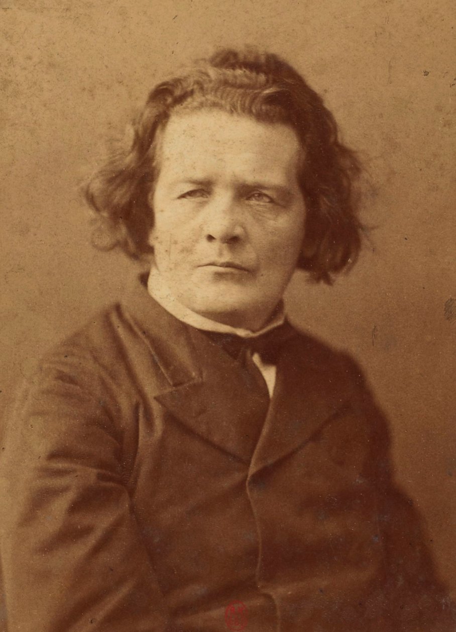 صورة للمؤلف أنطون روبنشتاين (1829-1894) ، مجهول. صور الألبومين. مجموعة خاصة بواسطة مجهول مجهول