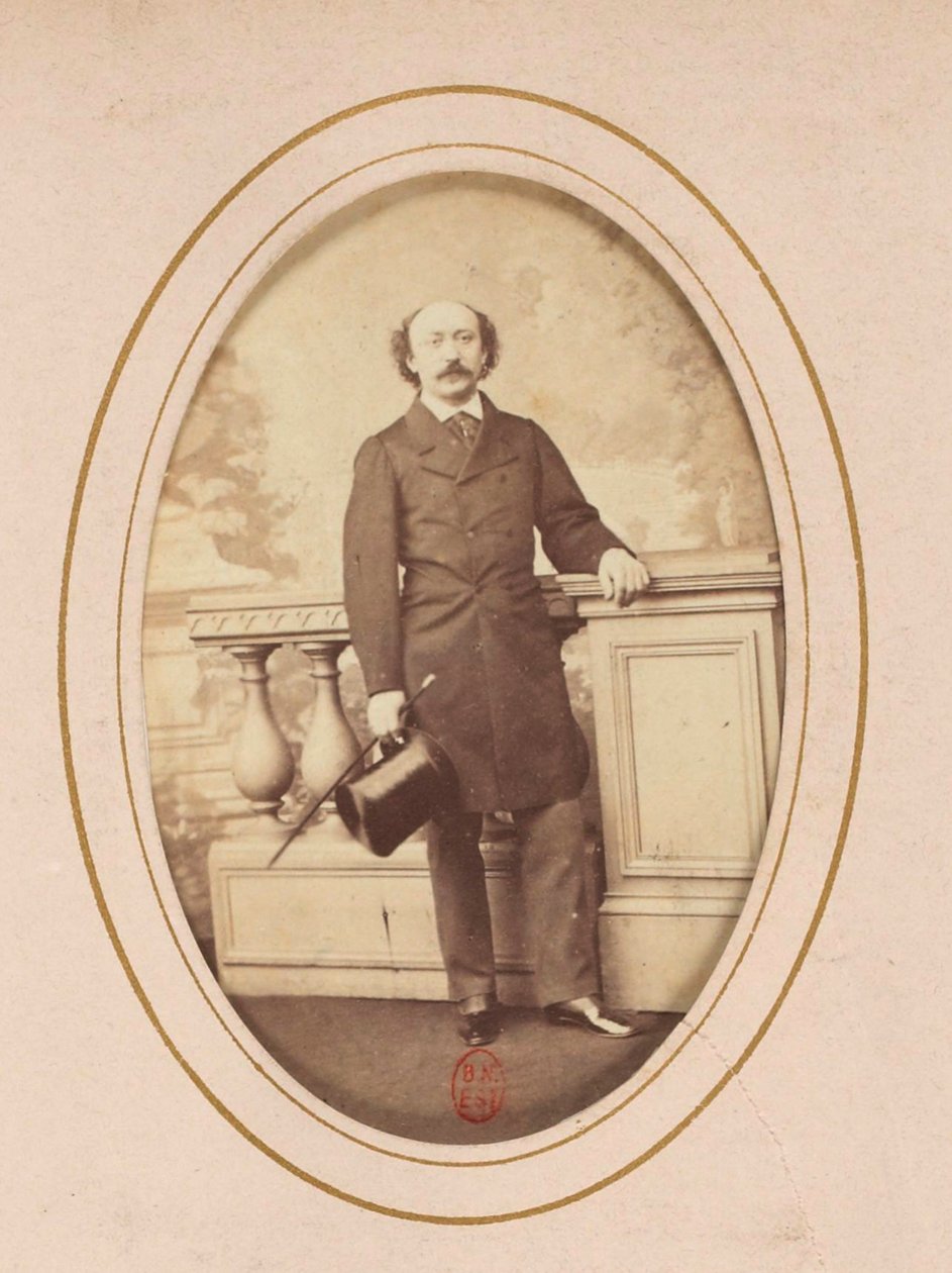 صورة للمؤلف الموسيقي لويجي أرديتي (1822-1903) ، مجهول. صور الألبومين. مجموعة خاصة بواسطة مجهول مجهول
