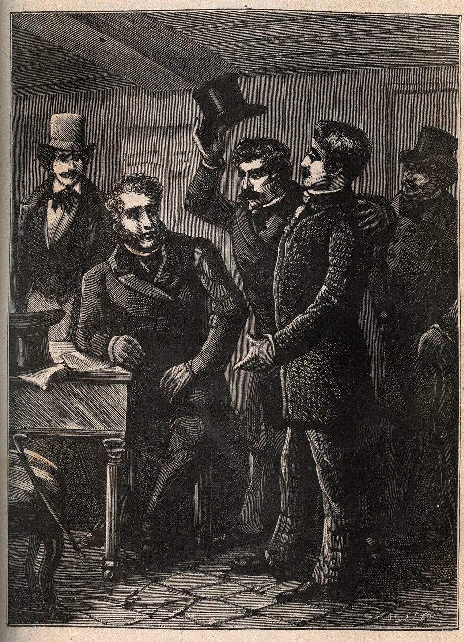 تم تأليف الرقيب تشارلز جوبين (1798-1822) بواسطة يوجين فرانسوا (يوجين فرانسوا) فيدوك - نقش في "الرقباء الأربعة في La Rochelle Grand Rect Historique et Dramatique" بقلم Jules Beaujoint - حوالي عام 1900 بواسطة مجهول مجهول