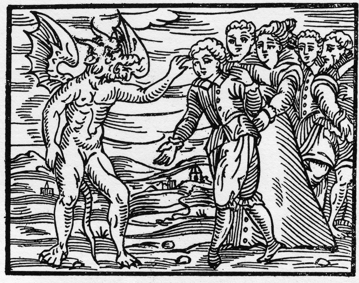 بصمة مخلب الشيطان - "خلاصة Maleficarum" "، تتعامل مع السحرة وأشرارهم وفرزهم من قبل Francesco Maria Guazzo أو Guaccio أو Guaccius (15 ؟؟ -16 ؟؟) 1608 Private Collection بواسطة مجهول مجهول