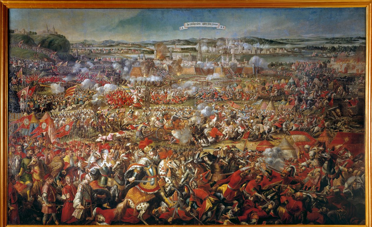 حصار فيينا عام 1683 بواسطة لوحة العثمانيين المجهولين. القرن السابع عشر فيينا. متحف Kunsthistorische بواسطة مجهول مجهول