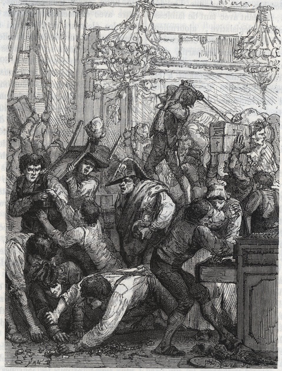 سرقة حارس الأثاث (Hotel de la Marine، Place de la Concorde) - السرقة في الأسبوع من 11 إلى 17 سبتمبر 1792 بواسطة فرقة بتكليف من Paul Miette ، من جزء من Diamonds ، في فندق du Garde-Meuble دي لا كورون ، باريس ، حيث ر بواسطة مجهول مجهول