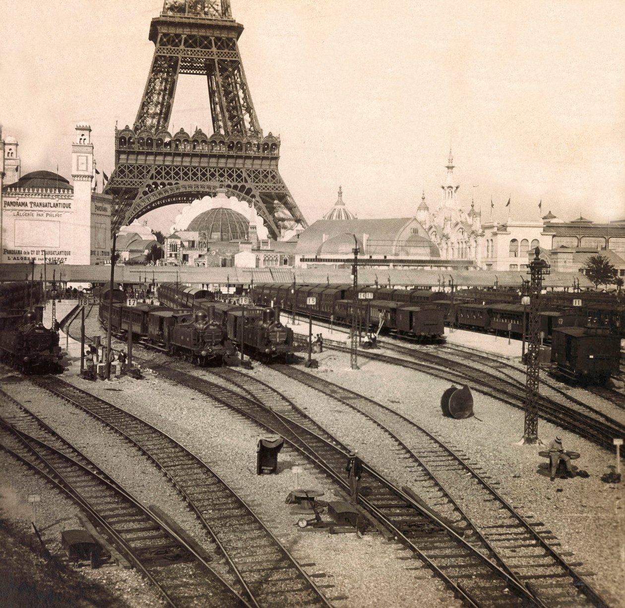 المعرض العالمي لعام 1900 - المعرض العالمي لعام 1900 في باريس: La gare du Champs de Mars - مجموعة خاصة بواسطة مجهول مجهول