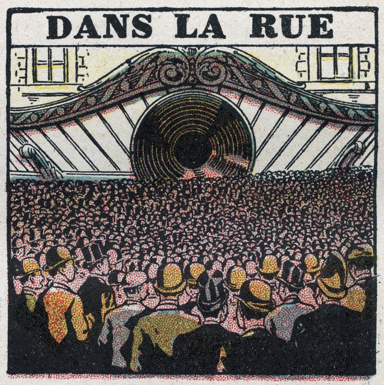 الاتصالات اللاسلكية: داخل المدينة. رسم توضيحي مجهول عام 1925. مجموعة خاصة. بواسطة مجهول مجهول