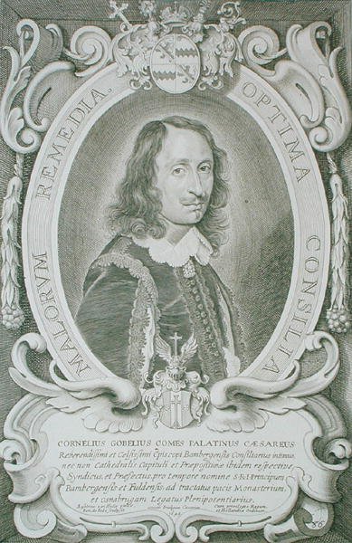 كورنيليوس جوبيل (1611-165؟) من 'Portraits des Hommes Illustres' ، نقش بواسطة Petrus de Iode ، نُشر عام 1706 (نقش) بواسطة أنسيلموس فان (بعد) هول