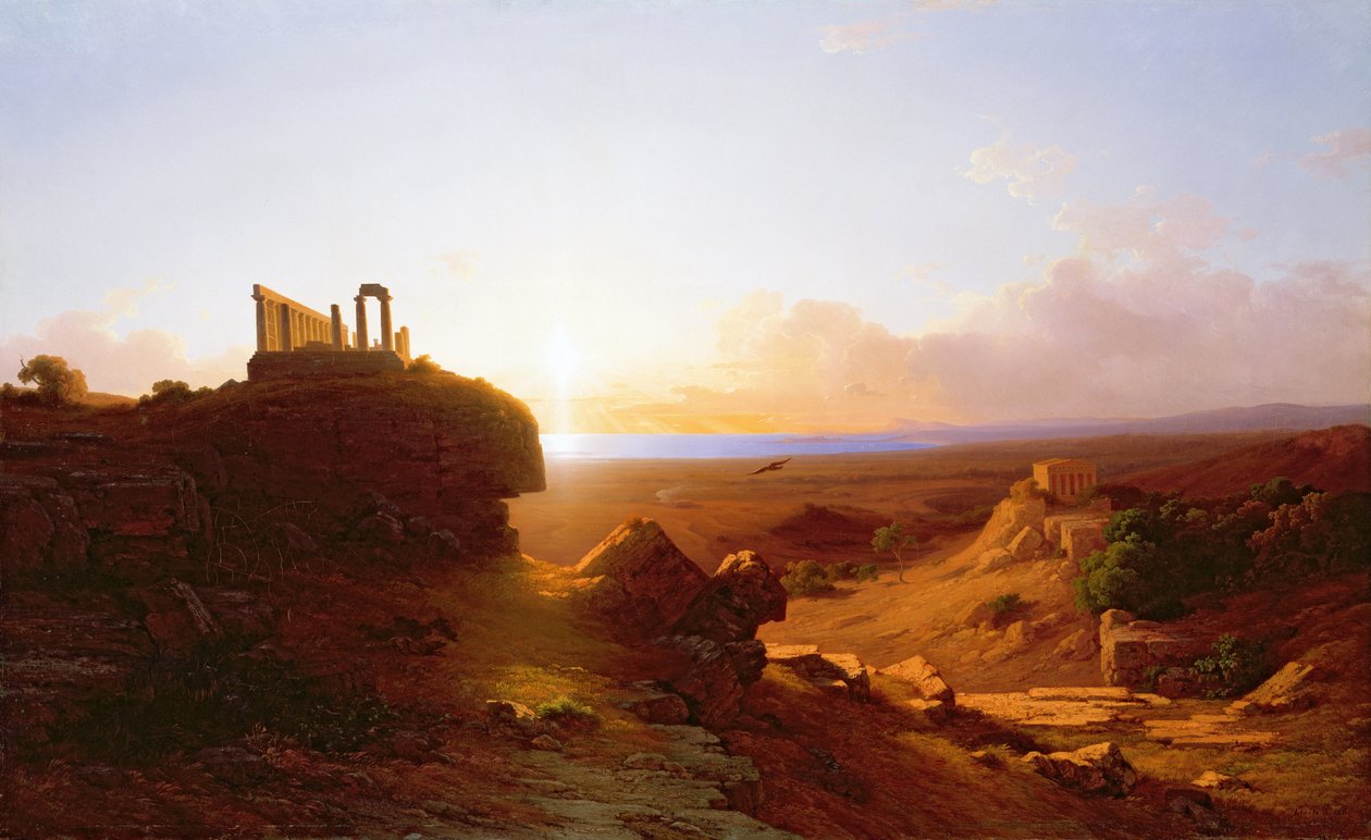 منظر رومانسي ، 1860 بواسطة أنتال ليجيتي