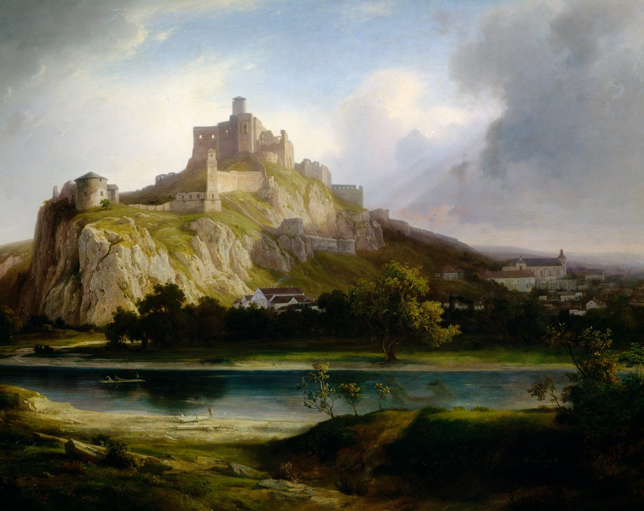 Trencsen castle بواسطة أنتال ليجيتي