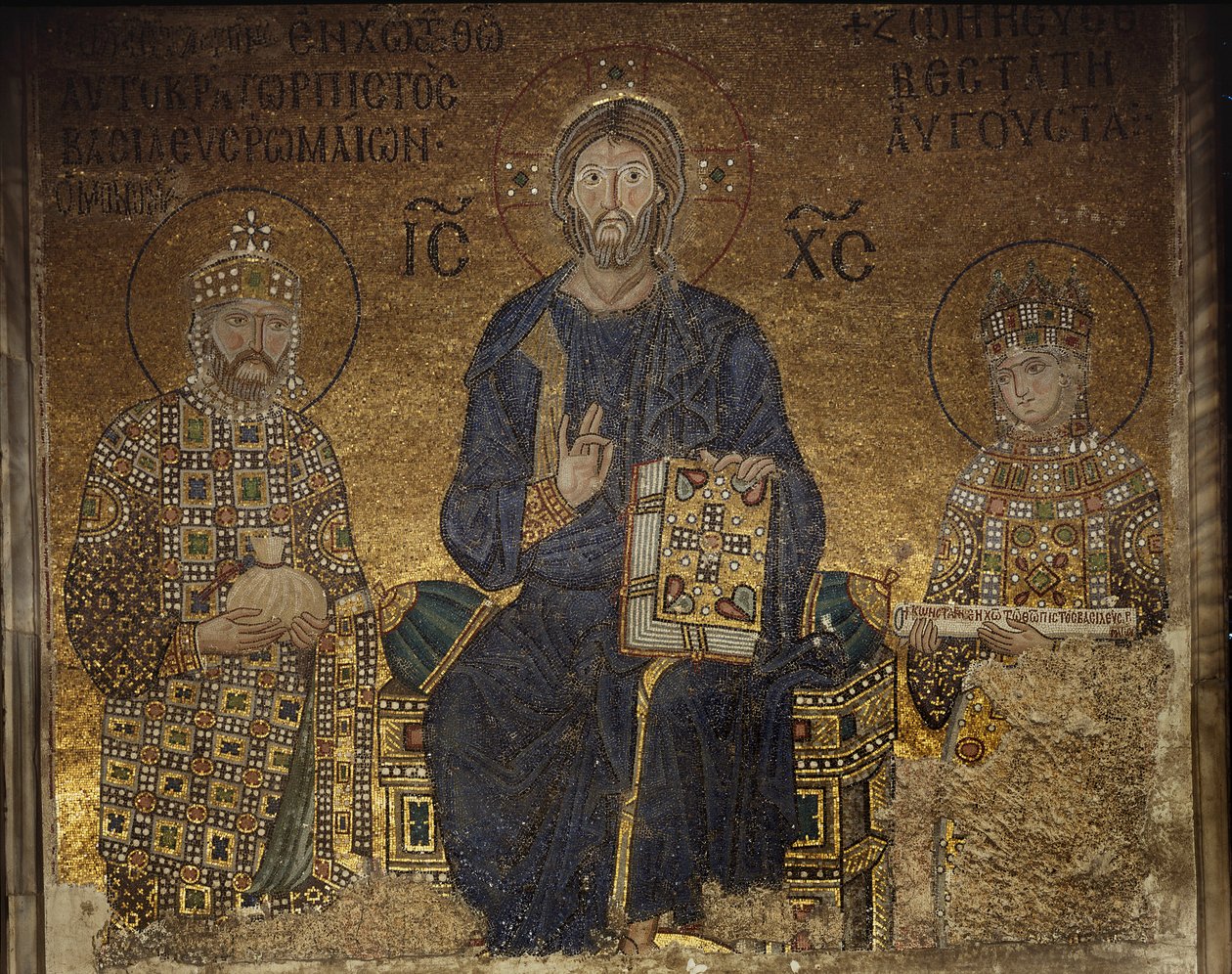 فسيفساء زوي بواسطة Anthemius of و Miletus Isidore of Tralles