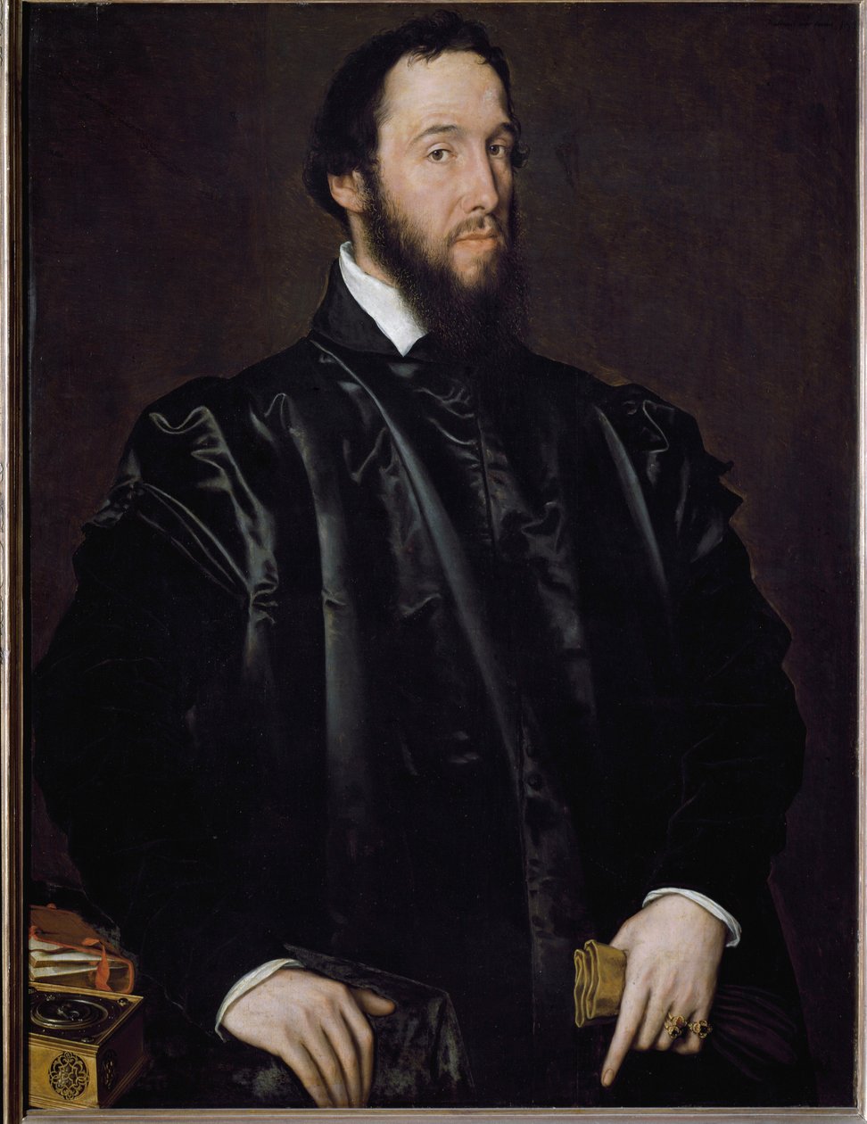 Portrait of Antoine Perrenot de Granvelle (Painting بواسطة أنتوني مور فان داشورست