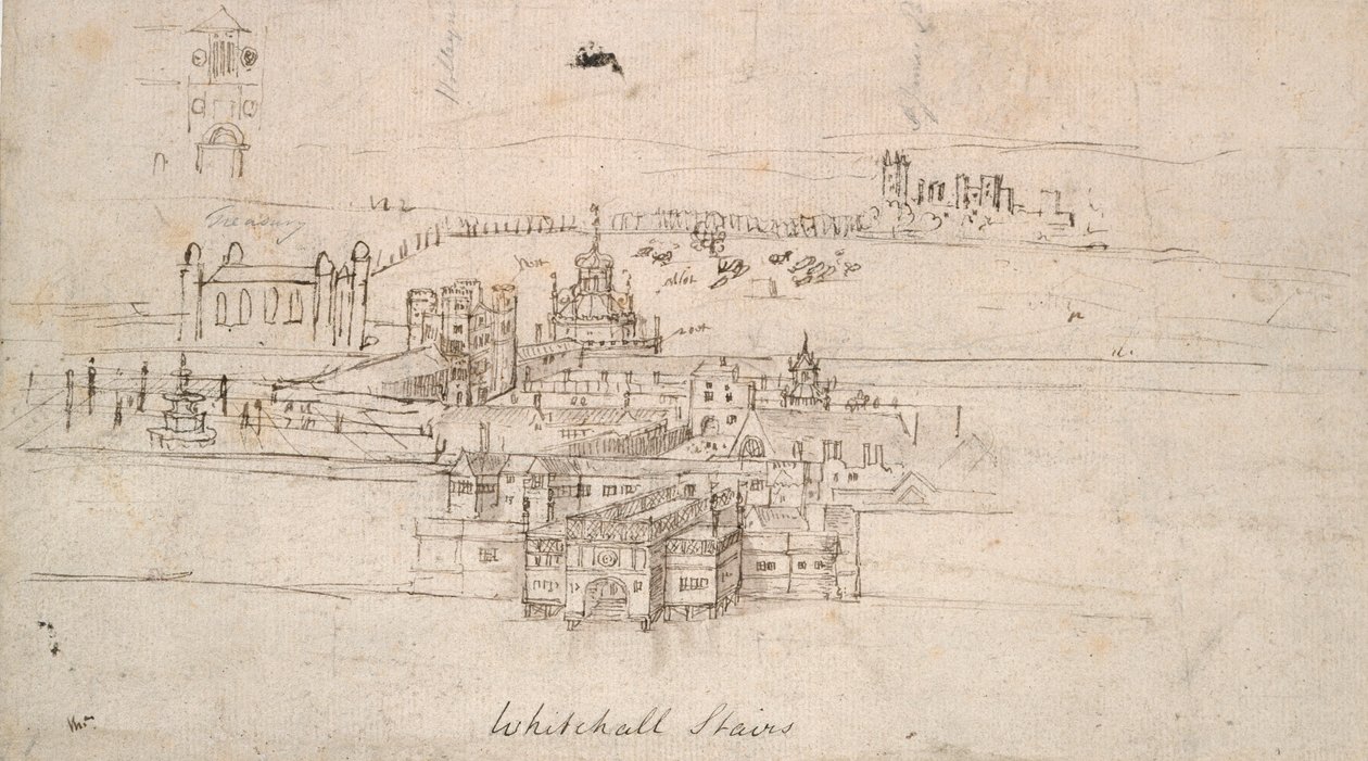 برج لندن 1550-1560 بواسطة Anthonis van den Wyngaerde