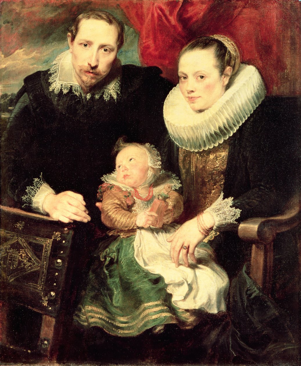 صورة عائلية ، c.1618-21 بواسطة أنتوني فان ديك