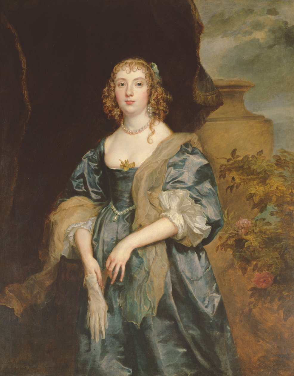 آن كار ، كونتيسة بيدفورد ، c.1638 بواسطة أنتوني فان ديك