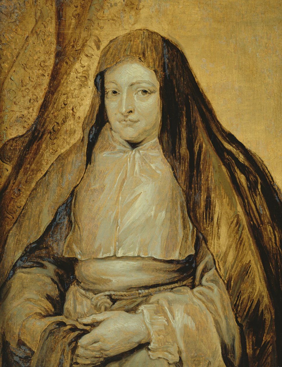 صورة لإنفانتا إيزابيلا كلارا يوجينيا من إسبانيا ، c.1627-32 بواسطة أنتوني فان ديك