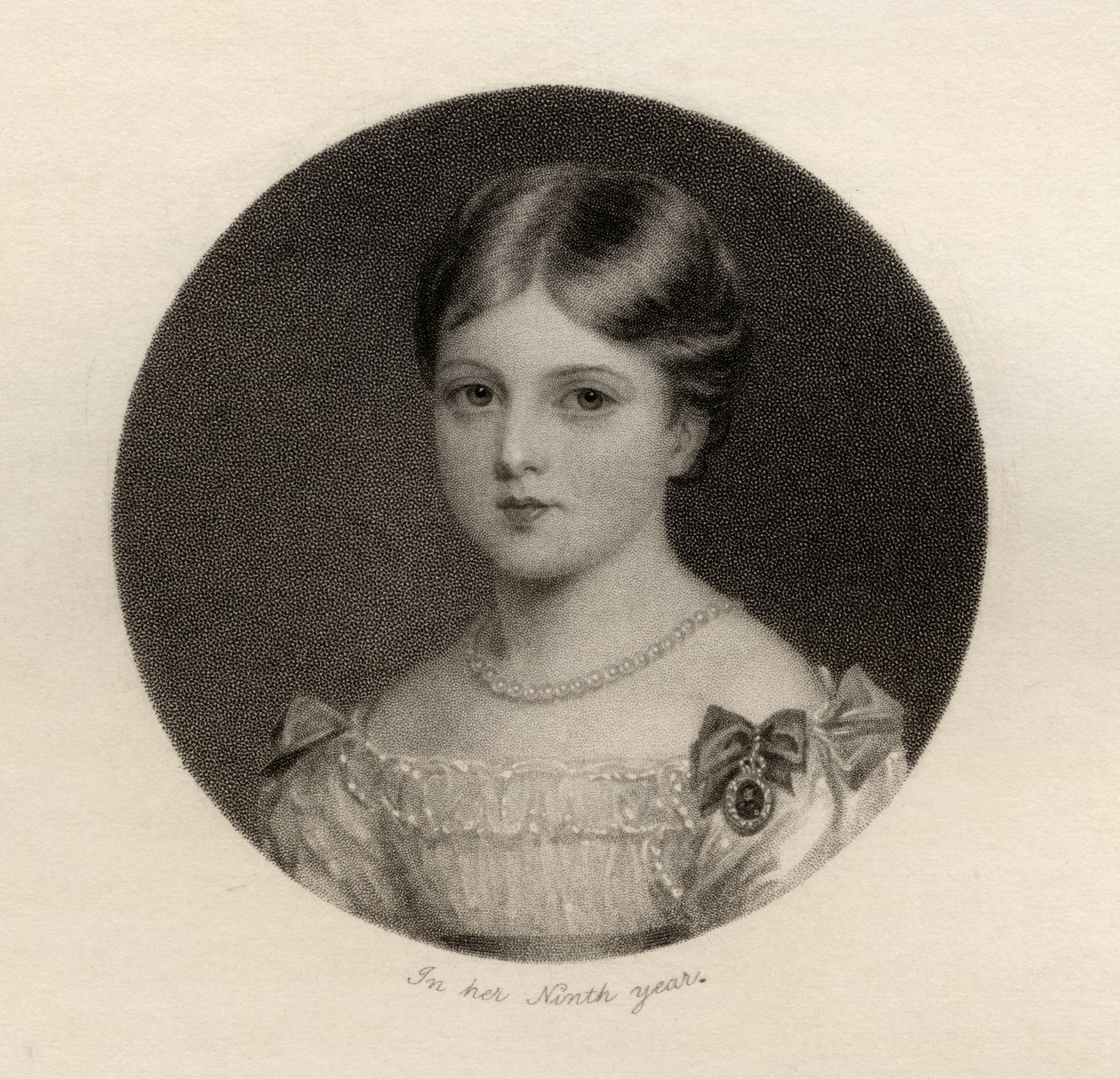 الأميرة أليكساندرينا فيكتوريا من ساكس كوبورغ ، نقشها توماس وولنوث (1785-1857) ، من "معرض الصور الوطنية ، المجلد الرابع" ، تم نشرها عام 1835 بواسطة أنتوني ستيوارت