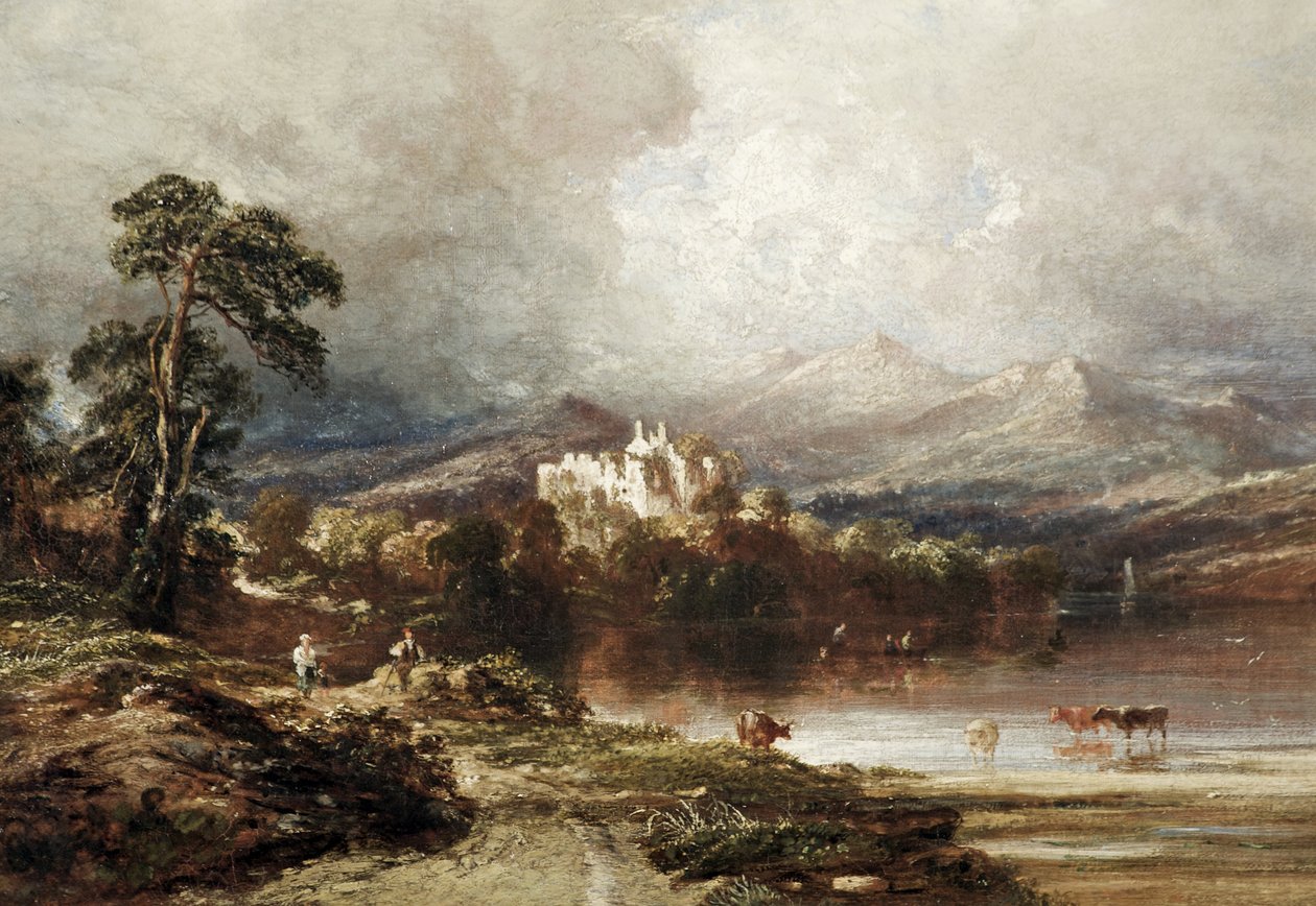 قلعة Dunstaffnage ، Argyllshire ، اسكتلندا بواسطة أنتوني فانديك كوبلي فيلدينغ