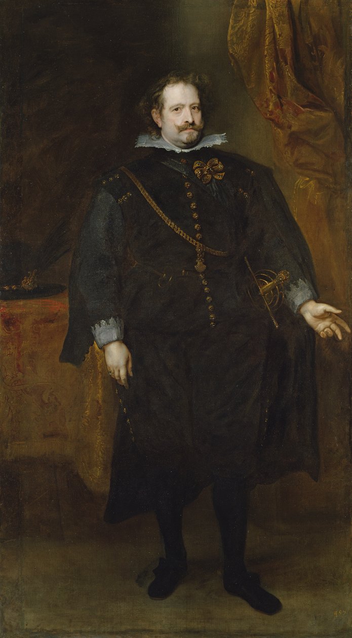 دييغو فيليبي دي جوزمان ، ماركيز ليجانيس ، c.1634 بواسطة أنتوني فان ديك